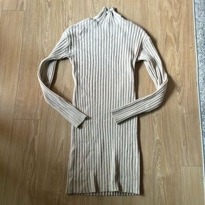 by Marianna Saro Mini Knit Dress in Oatmeal